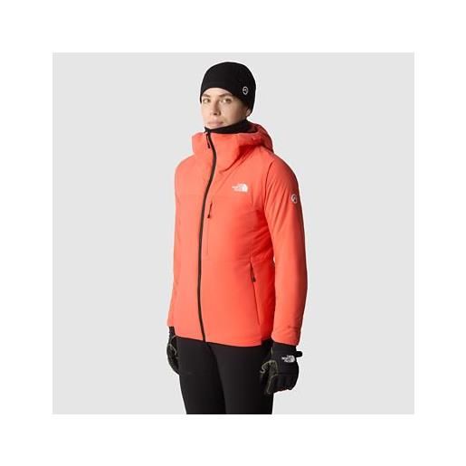 TheNorthFace the north face felpa con cappuccio summit casaval midlayer da donna radiant orange taglia l donna