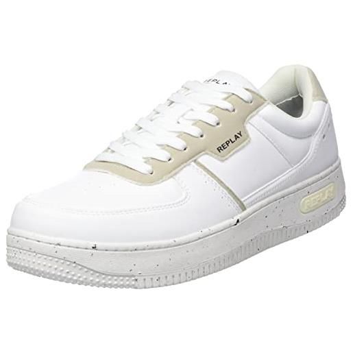 REPLAY gmz3g. 000. C0021s, scarpe da ginnastica uomo, bianco (white 061), 45