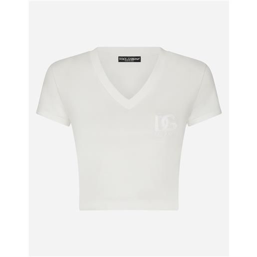 Dolce & Gabbana t-shirt manica corta con logo dg