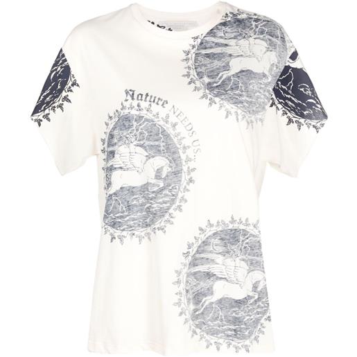 Stella McCartney t-shirt con stampa - bianco