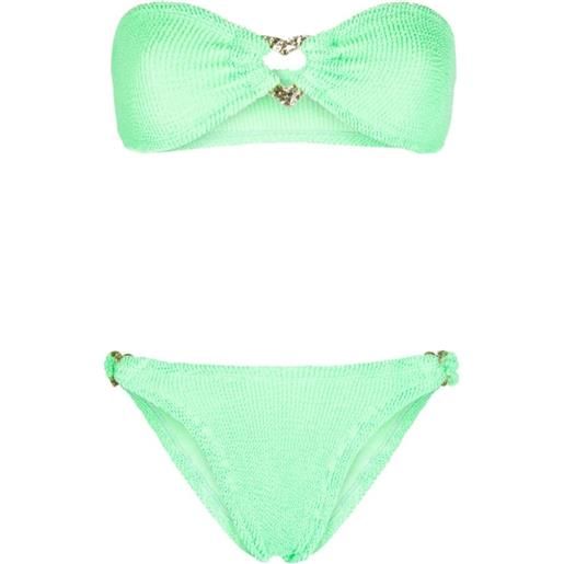 Hunza G set bikini nicole - verde