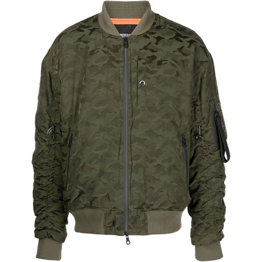 Mostly Heard Rarely Seen bomber con stampa camouflage - verde