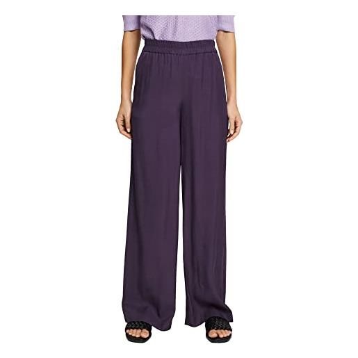 ESPRIT collection 042eo1b309, pantaloni donna, 500/dark purple, 38w 32l