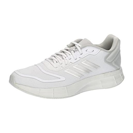 adidas duramo 10, sneaker donna, bianco ftwr white zero met grey one, 39 1/3 eu