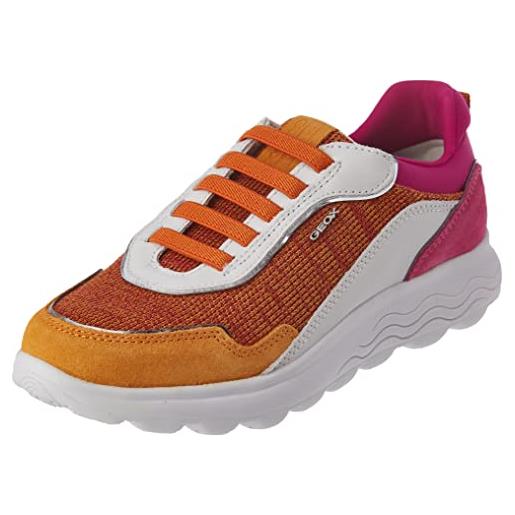 Geox d spherica d, scarpe da ginnastica, jeans dk, 36 eu