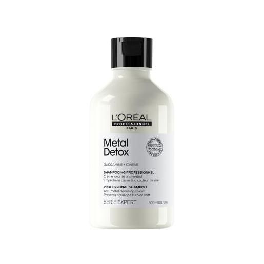 L'Oréal Professionnel metal detox professional shampoo 300 ml shampoo detergente profondo per capelli colorati per donna