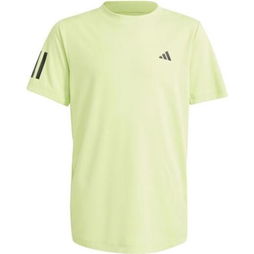 ADIDAS t-shirt club 3 stripes junior lucid lemon