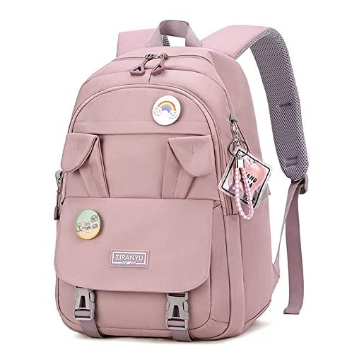 ST.Right Neon Zaino Trolley Scuola Elementare Media per Ragazza Donna 