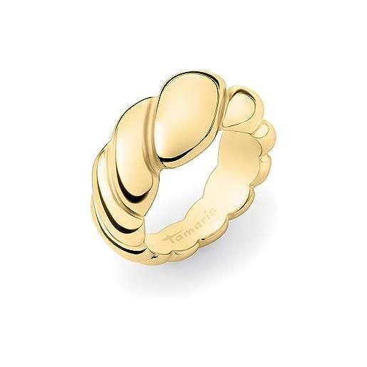 Tamaris anello tj-0487-r-58 ip gold, acciaio inossidabile, nessuna pietra preziosa
