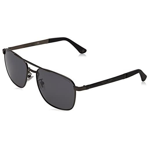 Police spl890e sunglasses, nero (gun w/matt black parts, 55 unisex-adulto