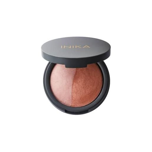 INIKA baked mineral blush duo rosa tickle