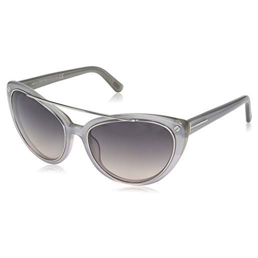 Tom Ford occhiali da sole ft-edita 0384s-80b (58 mm) trasparente
