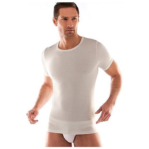 Liabel 3 t-shirt maglia intima uomo girocollo lana/cotone m/m art. 5321/23 (tg. 5)