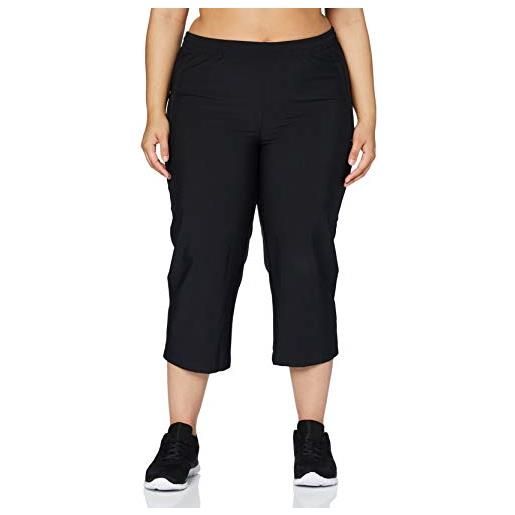 Energetics maya pnt, pantaloni capri donna, nero (black), 44