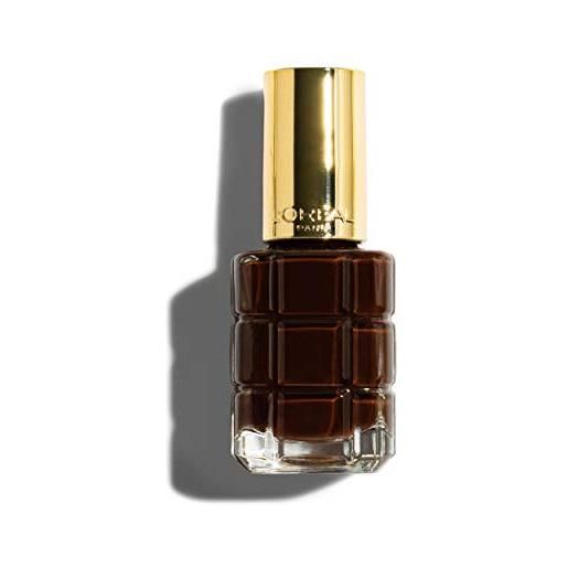 L'Oréal Paris color riche colore ad olio smalto per unghie, arricchito da olii preziosi, b25 cuir chocolat