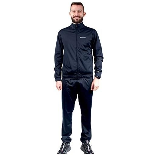 Champion Tuta Con Cappuccio Full Zip Comfort Fit Blu Uomo