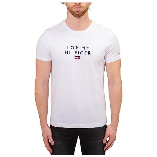 Tommy Hilfiger - t-shirt uomo regular con logo - taglia s