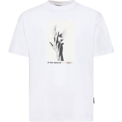 PALM ANGELS t-shirt wings in cotone