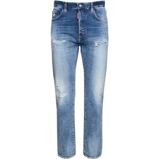 DSQUARED2 jeans 642 fit in denim di cotone