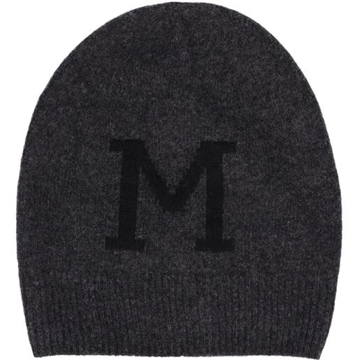 MONCLER cappello beanie in misto cashmere / logo