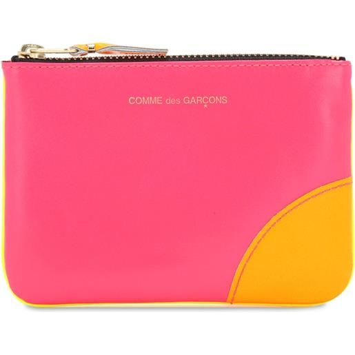 COMME DES GARÇONS WALLET portafoglio super neon in pelle