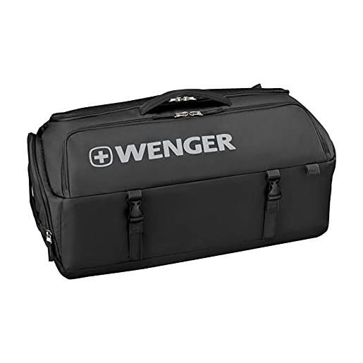 Wenger 610171 xc hybrid 61l 3-way carry duffel black unisex adulto luggage taglia unica