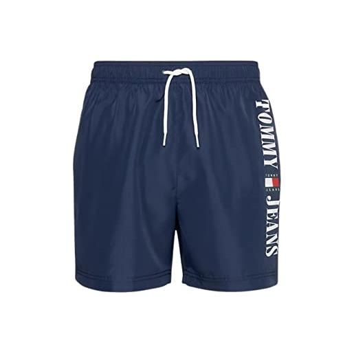 Tommy Jeans uomo pantaloncini da bagno aderenti, blu, xxl