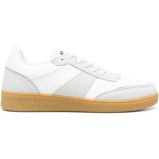 A.P.C. sneakers con stampa - bianco