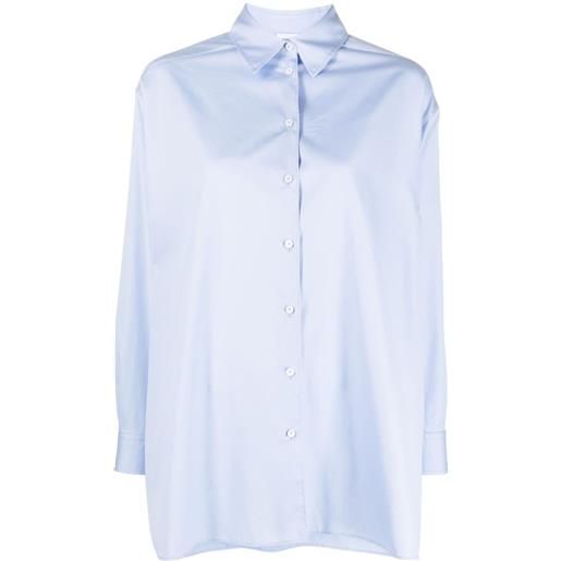 ASPESI camicia oversize con colletto a punta - blu