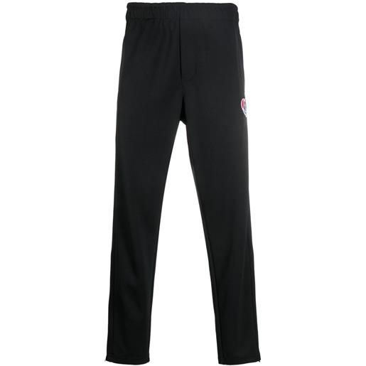 Moncler pantaloni sportivi con logo - nero