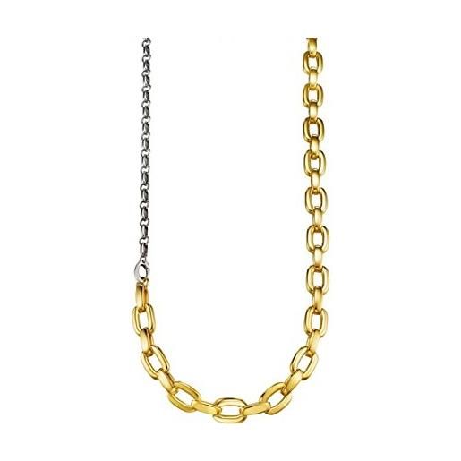 ESPRIT collection - collana da donna in acciaio inossidabile rodiato senza magna gold elnl11854b850