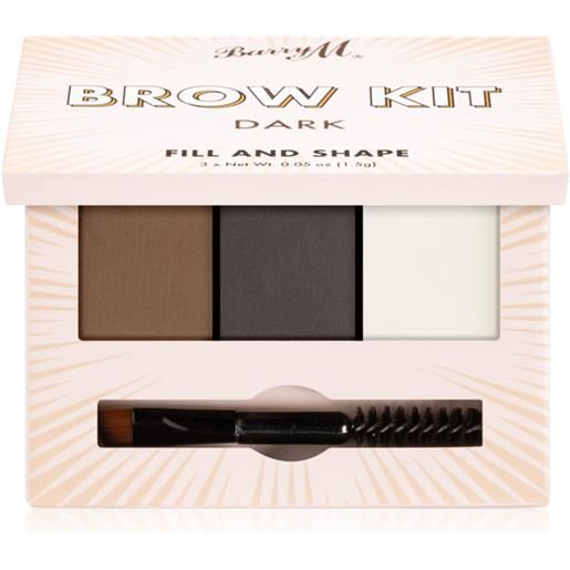 Barry M fill and shape brow kit 3x1,5 g