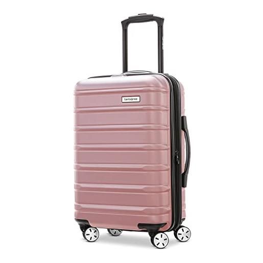 Samsonite omni 2 - bagaglio espandibile rigido con ruote girevoli omni 2 rigido espandibile con ruote girevoli, oro rosa, carry-on 20-inch, omni 2 hardside - bagaglio espandibile
