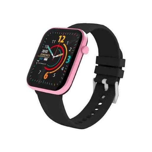 Techmade smartwatch Techmade hava alluminio tm-hava-bpk rosa/nero 1.68''