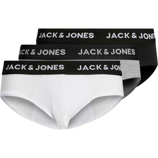 JACK JONES solid briefs 3-pack slip uomo