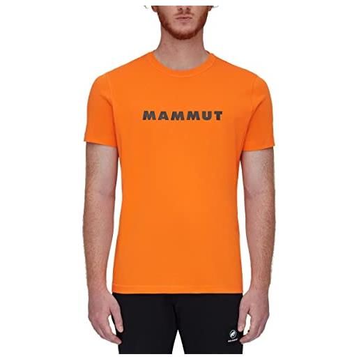 Mammut maglia a manica corta core logo, dark tangerine, m