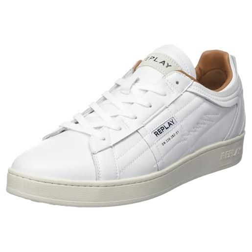 REPLAY gmz3b. 000. C0011l, scarpe da ginnastica uomo, bianco (white 061), 42