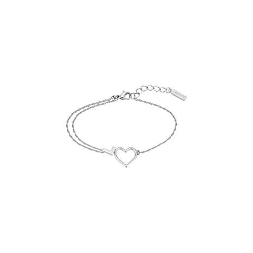 Lacoste braccialetto a catena da donna collezione volte in acciaio inossidabile - 2040014