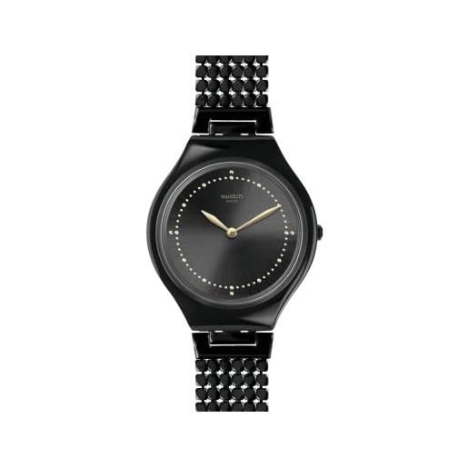 Swatch orologio analogico quarzo unisex con cinturino in acciaio inox svob103ga