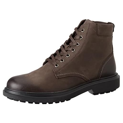 Geox u faloria b, stivaletti uomo, marrone (coffee), 42 eu