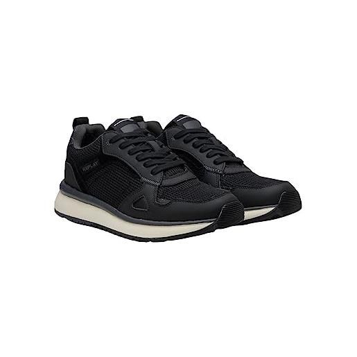 REPLAY gms7n. 000. C0004t, scarpe da ginnastica uomo, nero (black 003), 44
