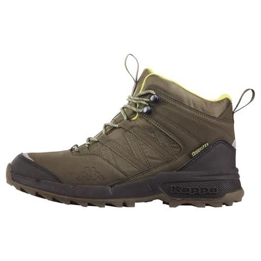 Kappa codice stile: 243107 thabo tex, stivali da neve unisex-adulto, army lime, 41 eu