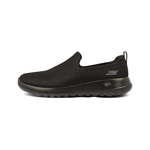 Skechers go walk max, scarpe da ginnastica slip on uomo, nero, 43 eu