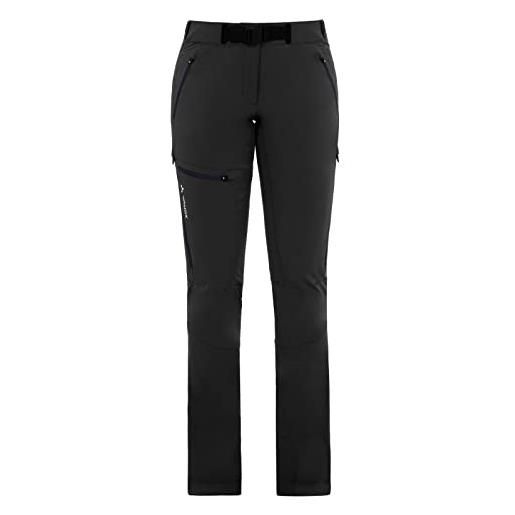 VAUDE pantaloni badile da donna, nero, 40