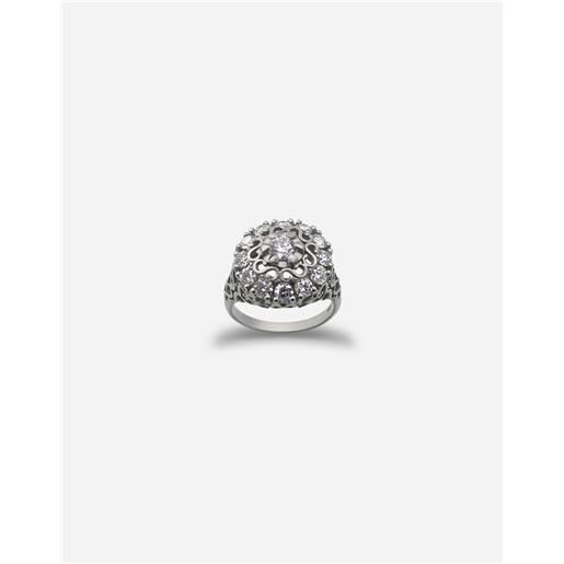 Dolce & Gabbana sicily ring in white gold with diamonds