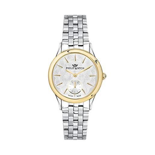 Philip Watch orologio analogico quarzo donna con cinturino in acciaio inox r8253596504