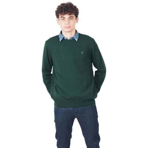 Polo ralph lauren maglione in lana verde