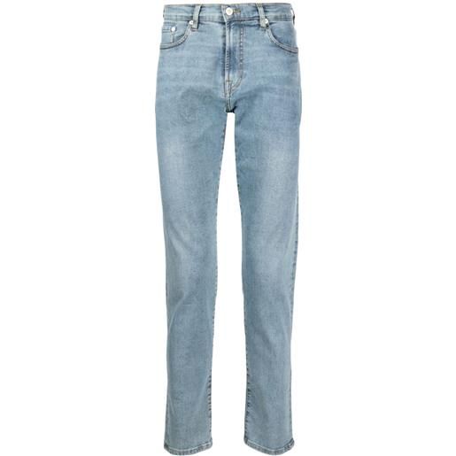 PS Paul Smith jeans slim a vita media - blu