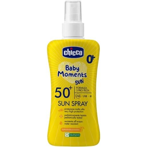 Chicco spray solare baby moments spf50+ 150ml