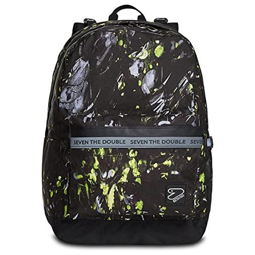 SEVEN S.P.A. reversible backpack§ seven yellow paint
